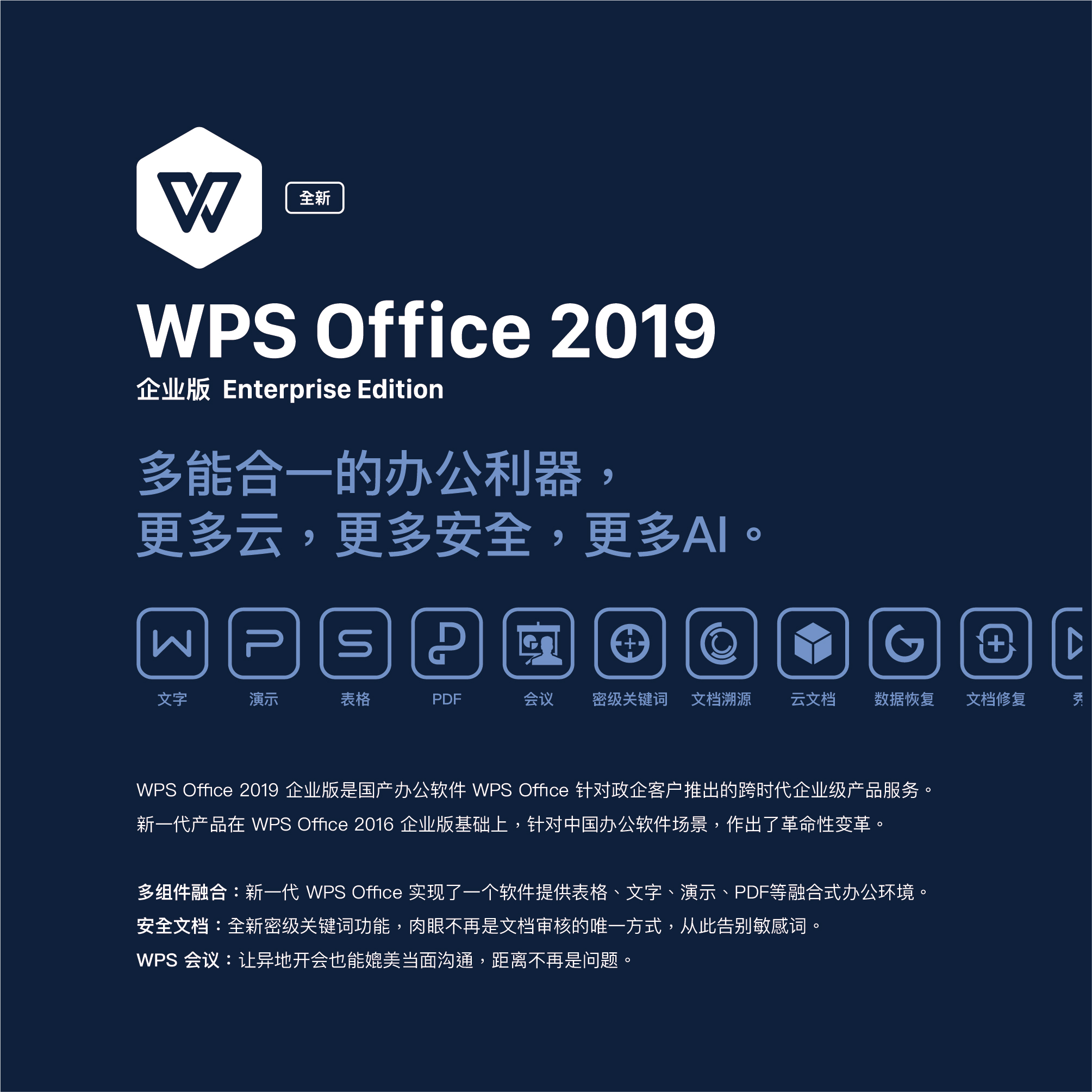 wps office 2019企业版全面升级 新功能引人注目